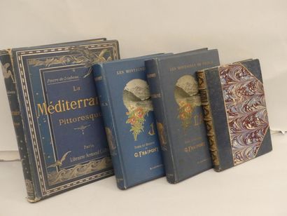 null Lot de 4 volumes : 

LOUBEAU Pierre de. La Méditerranée pittoresque. Paris,...