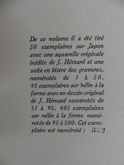 null Joseph HEMARD : Voltaire, Micromégas, René Kieffer, 1923 n°392
