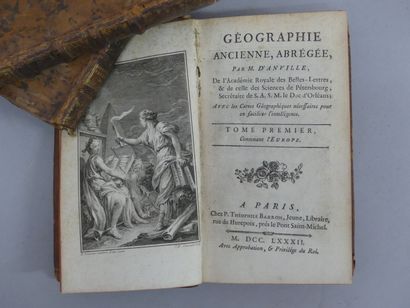 null Lot de 8 livres XVIIIe : Géographie universelle :

Nouvelle Géographie universelle,...