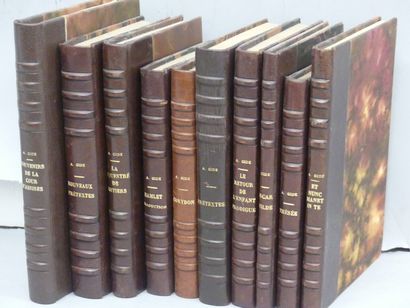 null André Gide 10 volumes reliés d'éditions diverses :

Nouveaux prétextes La sequestré...