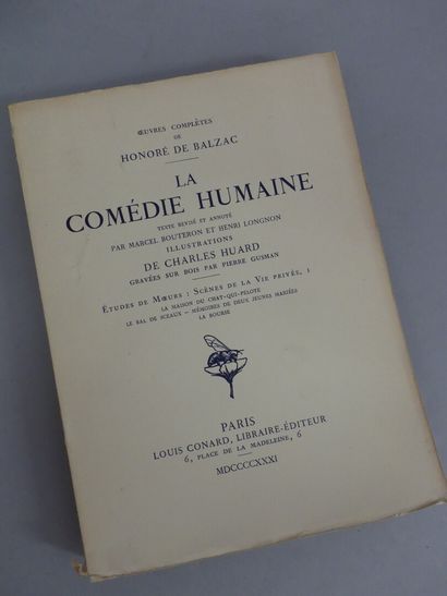 null BALZAC (Honoré de) : « La Comédie Humaine » Paris Louis Conard, Libraire-Editeur...