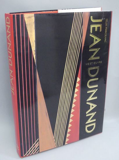 null DINANDERIE Lot de 2 volumes : 

Vie et OEuvre de Jean Dunand / Félix Marcilhac...