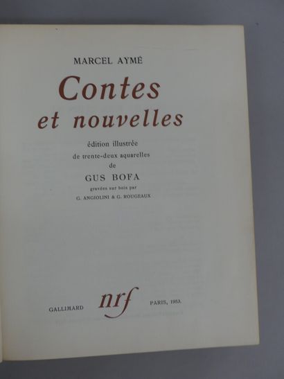 null Cartonnages NRF (4 vol.) : Marcel Aymé : Contes et nouvelles + Marcel Proust :...
