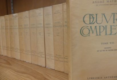 null André MAUROIS, OEuvres complètes. Librairie Arthème Fayard en 16 volumes