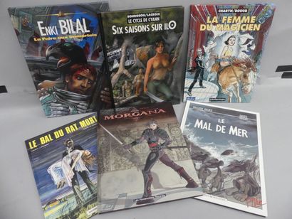 null Lot de 6 albums de bandes-dessinées « Science-fiction » et divers :

Bilal :...