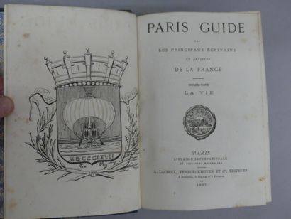 null Lot de livres divers 

Dont La guerre 14-19 - Paris-Guide, 1867 Sermet, Espagne...