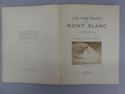 null COPPIER (André-Charles) Les Portraits du Mont-Blanc. Aquarelles, Pastels, Dessins...