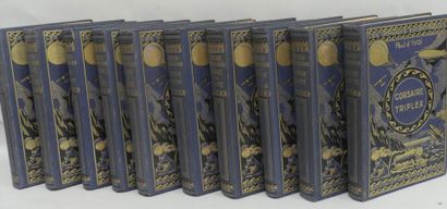 null Paul d'IVOI Les Voyages excentriques Boivin & Cie : Suite de 10 volumes