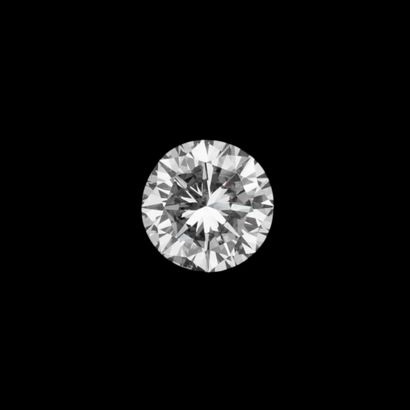 null Diamant taille brillant 2 carats, couleur D, pureté VS2, sans fluorescence,...