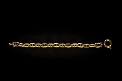null Bracelet maille marine en or 

Poids brut : 25.6 g - L: 19 cm