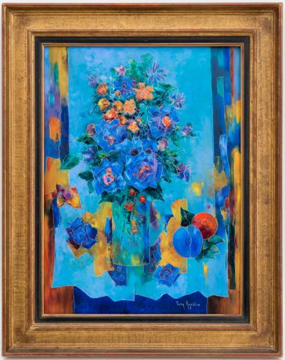 null Tony AGOSTINI (1916-1990)

Composition aux fleurs

Huile sur toile, signée en...