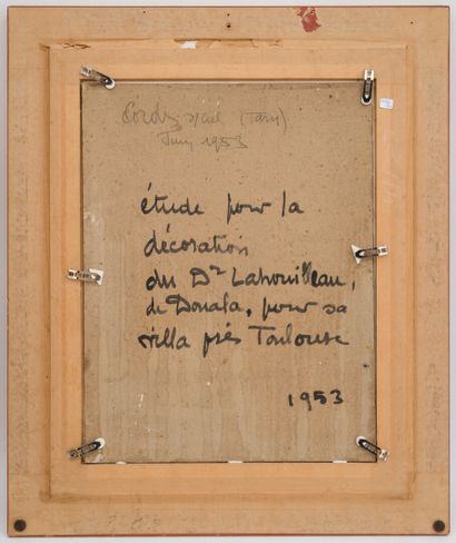 null Raymond ESPINASSE (1897-1985)

Cordes sur Ciel

Huile sur carton

65,5 x 50...