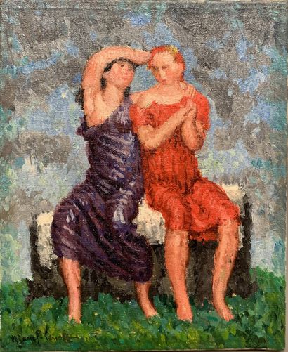 MARCEL-LENOIR (1872-1931)

A Couple of Embracing...