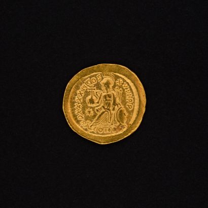 null BYZANTINE EMPIRE

THEODOSIS II- Solidus gold, R/ Constantinople sitting

weight:...