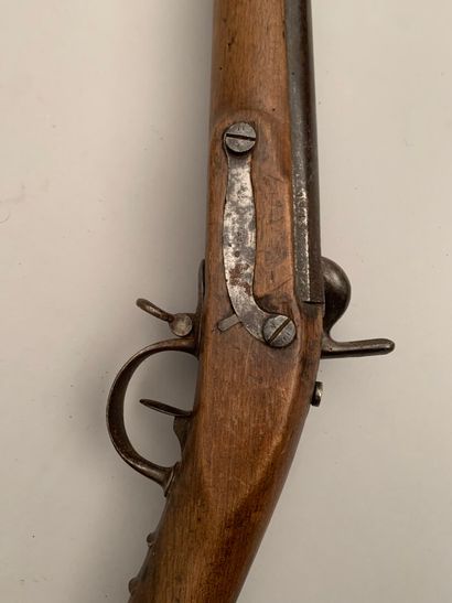 null Fusil modèle 1822 Tbis de la Manufacture Royale de Saint-Etienne transformé...
