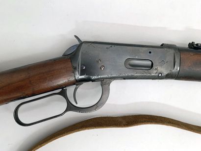 null Winchester modèle 1894 Armée française fabrication 1913 calibre 30/30 WCF. Hausse...