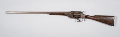 null Extraordinaire fusil de chasse à système et à barillet par Isaac Samuel armurier...