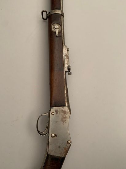 null Carabine basculante monocoup système Martini Henry à bloc tombant, fabrication...
