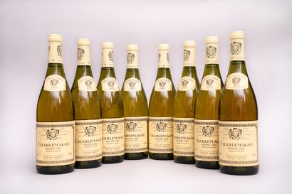 null 8 bottles CORTON CHARLEMAGNE, L. Jadot 2003 cb