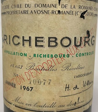 null 1 bottle RICHEBOURG, DRC 1967 (LB/MB, eta)