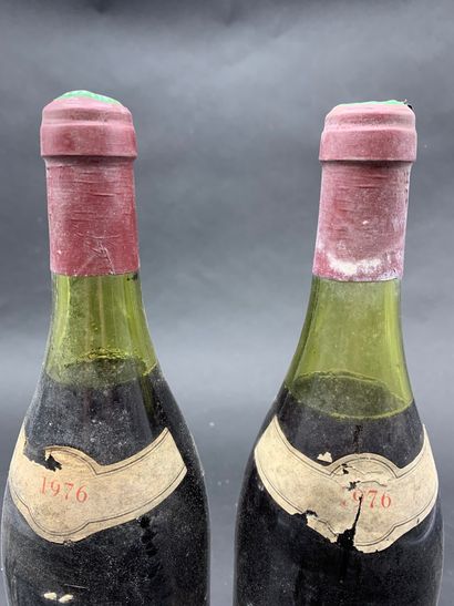 null 2 bottles NUITS-ST-GEORGES Les Murgers", Rion P&F 1976 (ea, et, 1 LB, 1 MB)