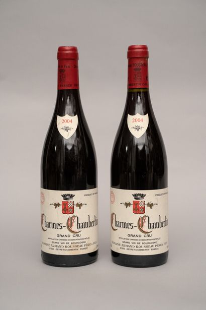 null 2 bottles CHARMES-CHAMBERTIN A. Rousseau 2004