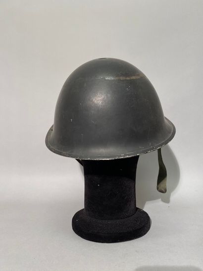 null Casque lourd MKIII peint bleu sombre (R.A.F.) intérieur en skaï noir avec sa...