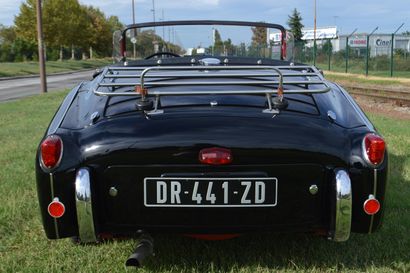 TRIUMPH TR2 "Porte longue" année 1954 
TRIUMPH TR2 "Long door" year 1954 serial number...