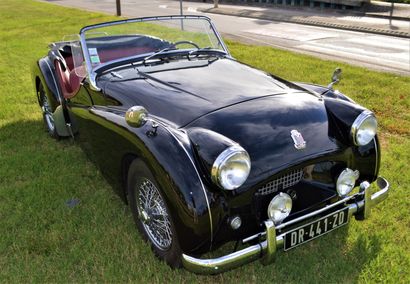 TRIUMPH TR2 "Porte longue" année 1954 
TRIUMPH TR2 "Long door" year 1954 serial number...