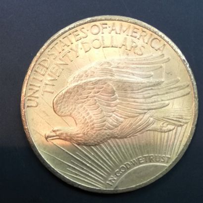null 1 Pièce de 20 Dollars or 1924