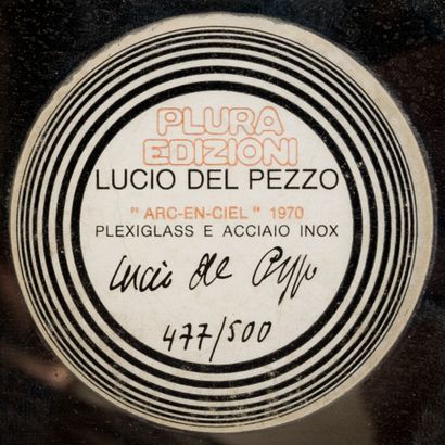 null Lucio DEL PEZZO (1933-2020)

Arc-en-ciel, 1970

Sculpture en métal et plexiglas.

Edition...