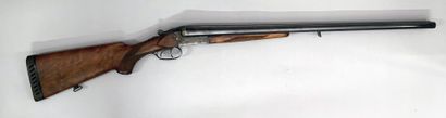 null Merkel 117Ebis 12/70 caliber side-by-side rifle, East German period construction....