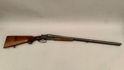 null Czech CZ side-by-side rifle with locks and ejector. Caliber 12. Fully bronzed...