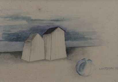 null Shoichi HASEGAWA (1929)

Cabanes de plage

Aquarelle signée en bas à droite...