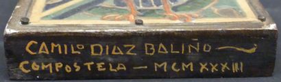 null Camilo DIAZ BALIÑO (1889-1936)

Crucifix en bois peint, signé et daté "1933"

43...