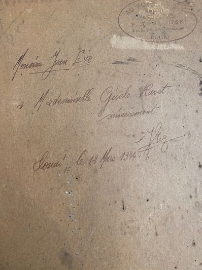 null Jean EVE (1900-1968)

Coquelicots 

Huile sur carton signé en bas à droite,...