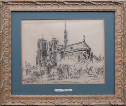 null Eugène VEDER (1876-1936)

Notre Dame de Paris

Dessin au fusain

15 x 19 cm