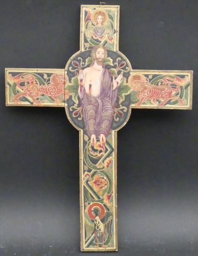 null Camilo DIAZ BALIÑO (1889-1936)

Crucifix en bois peint, signé et daté "1933"

43...