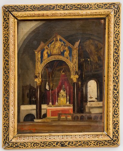 null Paul Alexandre A. LEROY (1860-1942)

Basilique Saint Ambroisie, Milan, 1882

Huile...