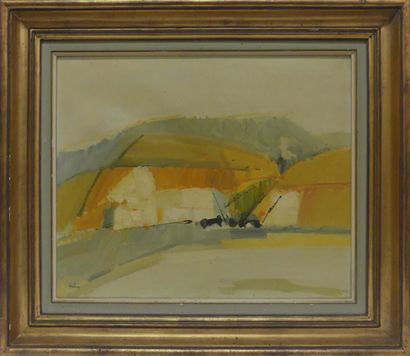 null Leonard HUNTING (1926)

Pyrénées près de Céret

Huile sur toile signée en bas...