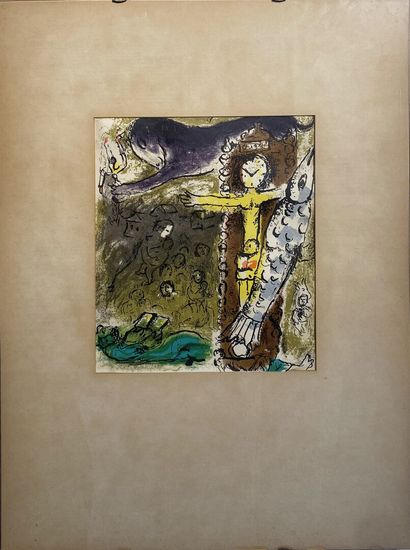 null Marc CHAGALL (1887-1985)

Christ à l'horloge

Lithographie non signée

23 x...