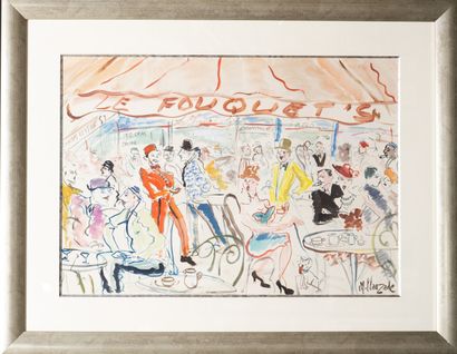 null Marc CLAUZADE (1957)

Le Fouquet's

Gouache et aquarelle sur papier signé en...