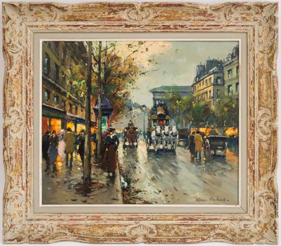 null Antoine BLANCHARD (1910-1988)

Rue de Paris

Toile signée en bas à droite

45...