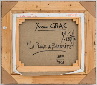 null Yvon GRAC (1945)

Biarritz

Huile sur toile signée en bas à droite

37 x 44...