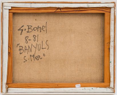 null Germain BONEL (1913-2002)

Banyuls

Huile sur toile, signée en bas à droite

32,5...