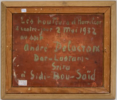 null André DELACROIX (1878-1934)

Les hauteurs d'Hamilcar à contre-jour

Huile sur...