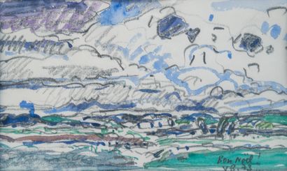 null Vincent BIOULES (1938)

Paysages

Ensemble de quatre aquarelles, monogrammées

La...