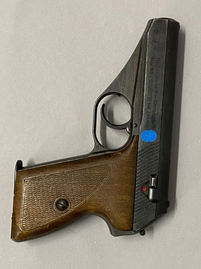 null Pistolet semi-automatique Mauser HSC calibre 7x65. Réception Waffen Amt (wA135)...