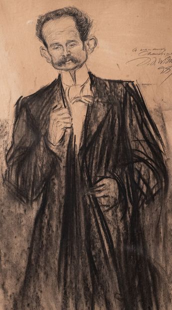 null David Osipovitch WIDHOPFF (1867-1933)

Portrait de Dandy

Pierre noire sur papier...
