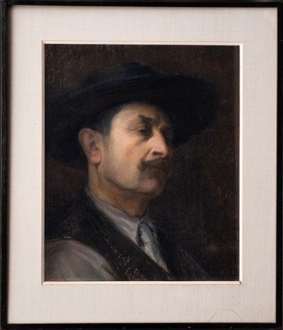 null Ecole Française fin XIXe

Portrait d'homme à la moustache

Pastel sur papier...